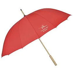 Shield Umbrella with Bamboo Handle - 46" Arc