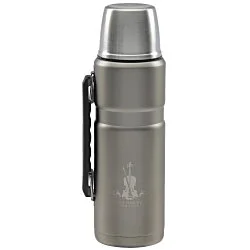 Thermos King Beverage Bottle - 40 oz. - Laser Engraved - 24 hr