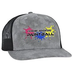 Modern Five Panel Trucker Cap - Old Wash