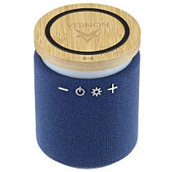 Ultra Sound Speaker with 10W Bamboo Wireless Charger