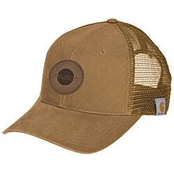 Carhartt Canvas Trucker Cap - Laser Engraved Patch