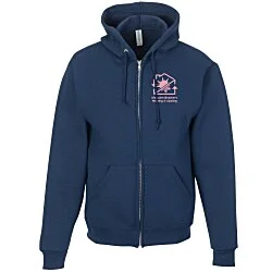 Jerzees Rugged Fleece Full-Zip Hooded Sweatshirt - Screen