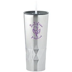 Triad Vacuum Tumbler with Straw - 21 oz. - 24 hr