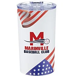 Patriotic Full Color Travel Tumbler - 20 oz.