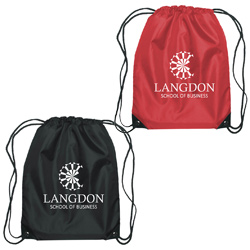 Drawstring Bag with Antimicrobial Additive - 18" x 14"  Main Image