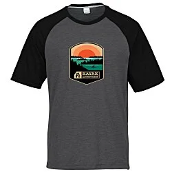 Voltage Tri-Blend Wicking T-Shirt - Men's - Colorblock - Full Color