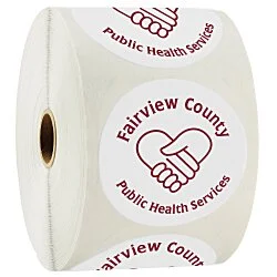 Sticker by the Roll - Circle - 3" - 24 hr