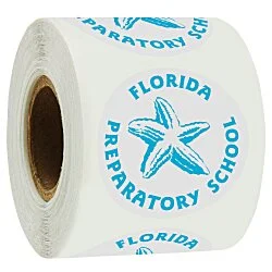 Sticker by the Roll - Circle - 1-1/2" - 24 hr
