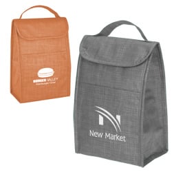 Crosshatch Non-Woven Lunch Bag -10" x 6-1/2"  Main Image