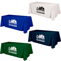 Flat 3-sided Table Cover - 8'  Main Image