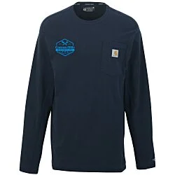 Carhartt Force Long Sleeve Pocket T-Shirt - Screen