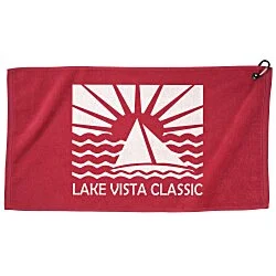 Tour Pro Golf Towel with Carabiner - Colors