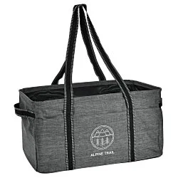 Three Pocket Heathered Utility Tote