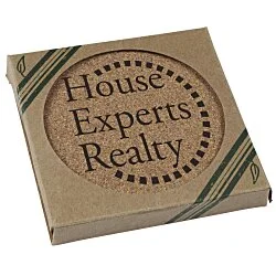 Cork Coaster Set - Circle - 24 hr