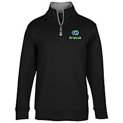 Contrast Zipper Performance 1/4-Zip Pullover - 24 hr