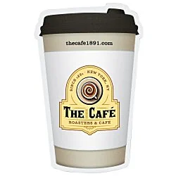 To Go Coffee Cup Magnet - 20 mil