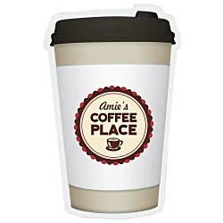 To Go Coffee Cup Magnet - 30 mil