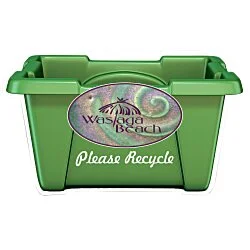 Recycle Bin Container Magnet - 20 mil