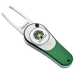 Pitchfix Icon Golf Divot Tool With Magnetic Ball Marker