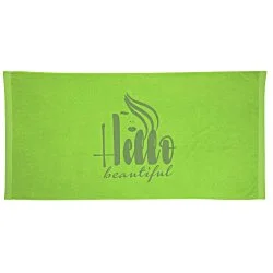 King Size Velour Beach Towel - Colors - 24 hr