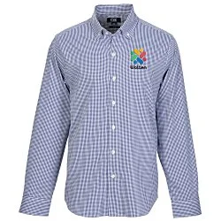 Cutter & Buck Skyline Gingham Dress Shirt - Men's
