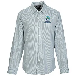 Cutter & Buck Skyline Pinstripe Dress Shirt - Men's