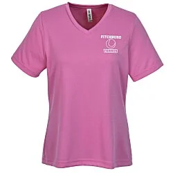 Zone Performance Mesh V-Neck T-Shirt - Ladies'