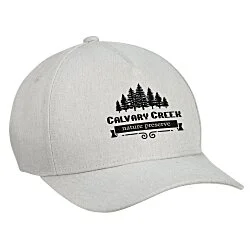 Five Panel Cap with Leatherette Backstrap