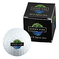 TaylorMade Distance+ Golf Ball in Custom Box