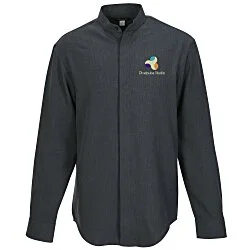 FlexBatiste Banded Collar Shirt - Men's