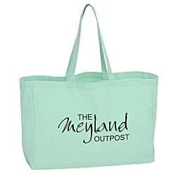 Oversized 10 oz. Colorful Cotton Tote