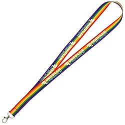 Rainbow Lanyard - 24 hr