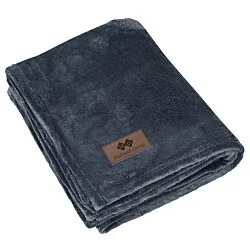 Ultra Plush Blanket - Laser Engraved Patch