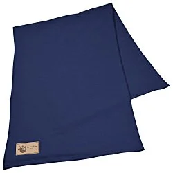 Core Fleece Sweatshirt Blanket - 65" x 80" - Laser Engraved Patch