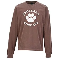 Bella+Canvas 6.5 oz. Heavyweight Garment-Dyed Long Sleeve T-Shirt - Screen