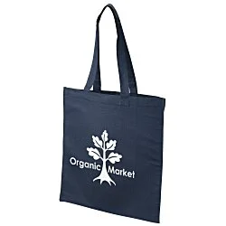 Organic 8 oz. Cotton Flat Tote