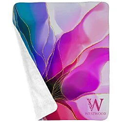 Full Color Sherpa Luxe Blanket - 24 hr