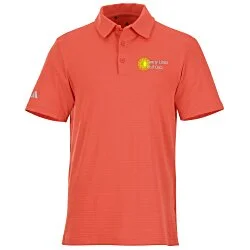 adidas Textured Stripe Polo - Men's