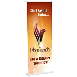 LiteWay Stratus Retractable Banner Display - 31 1/2 inch