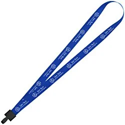 Non-Swivel Polyester Lanyard - 3/4 inch - 32 inches