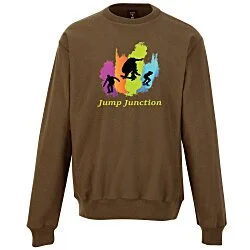 Hanes Beefy Sweats Premium Heavyweight Crew Sweatshirt - Full Color