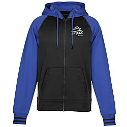 Performance Colorblock Full-Zip Hooded Sweatshirt - Men's - Screen