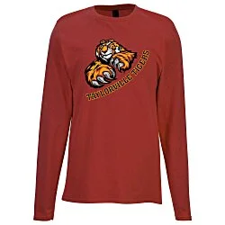 Port & Company Easy Cotton Long Sleeve T-Shirt - Full Color