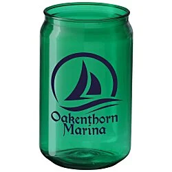 Can-Shaped Plastic Glass - 16 oz.