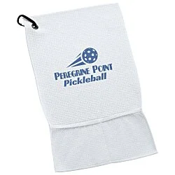 Sport Waffle Towel with Mesh Pockets
