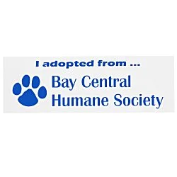 Vehicle Magnet - Rectangle - 3 3/4 inches H x 7 1/2 inches W