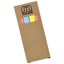 Four Piece Square Boxed Highlighter Set