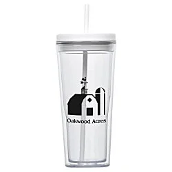 Vast Acrylic Tumbler with Straw - 21 oz. - 24 hr