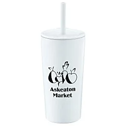 Parade Vacuum Tumbler with Straw - 20 oz. - 24 hr