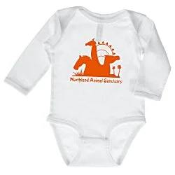 Rabbit Skins Infant Fine Jersey Long Sleeve Onesie